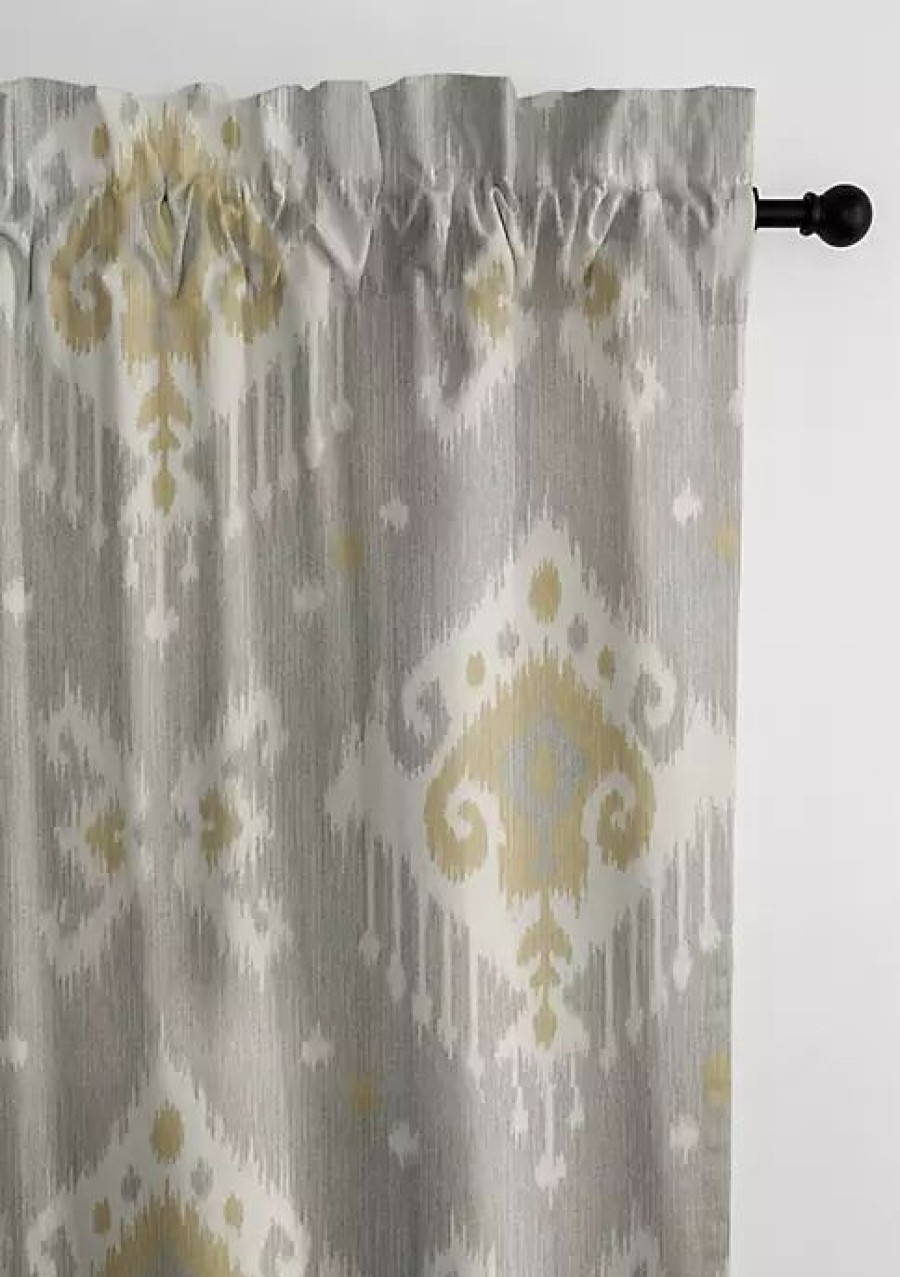 Home * | 6Ix Tailors Fine Linens Mahal Pole Top Drapery Panel Pair (50 W X 144 L) Gray