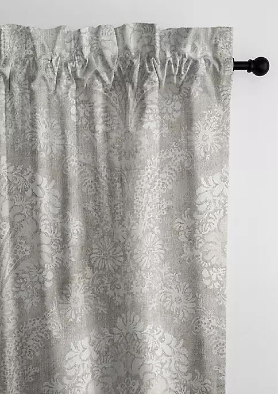 Home * | 6Ix Tailors Fine Linens Ophelia Pole Top Drapery Panel Pair (50 W X 132 L) Stone