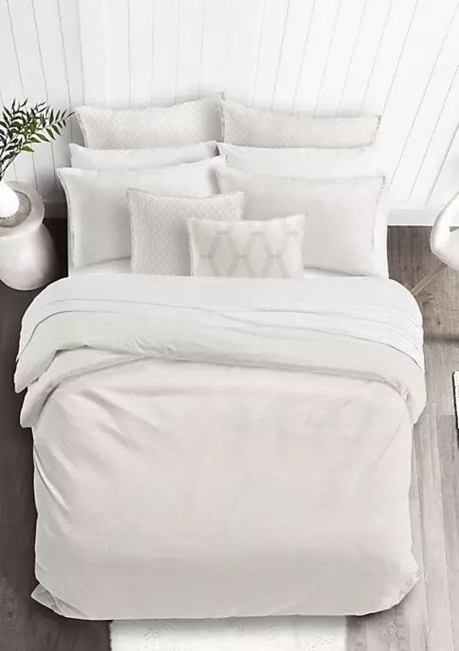 Bed & Bath * | 6Ix Tailors Fine Linens Metallic Threads King Comforter & 2 Shams Set Zinc