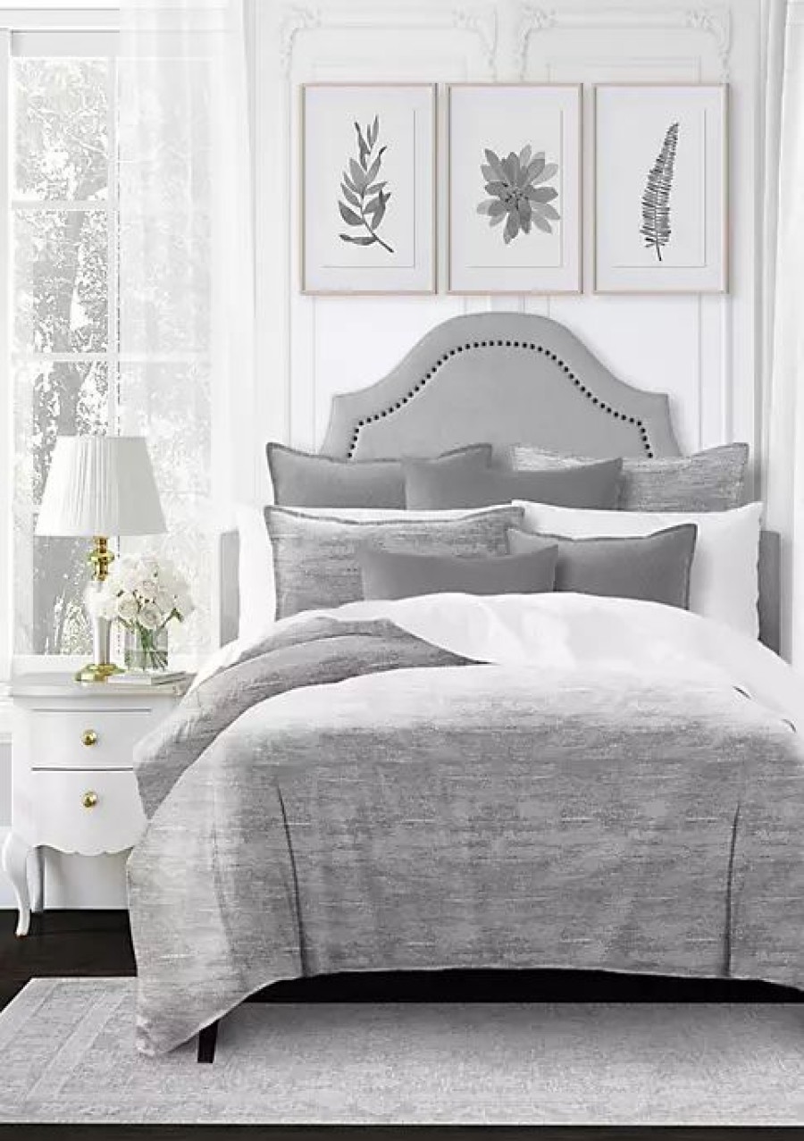 Bed & Bath * | 6Ix Tailors Fine Linens Cabrera California King Comforter & 2 Shams Set Gray