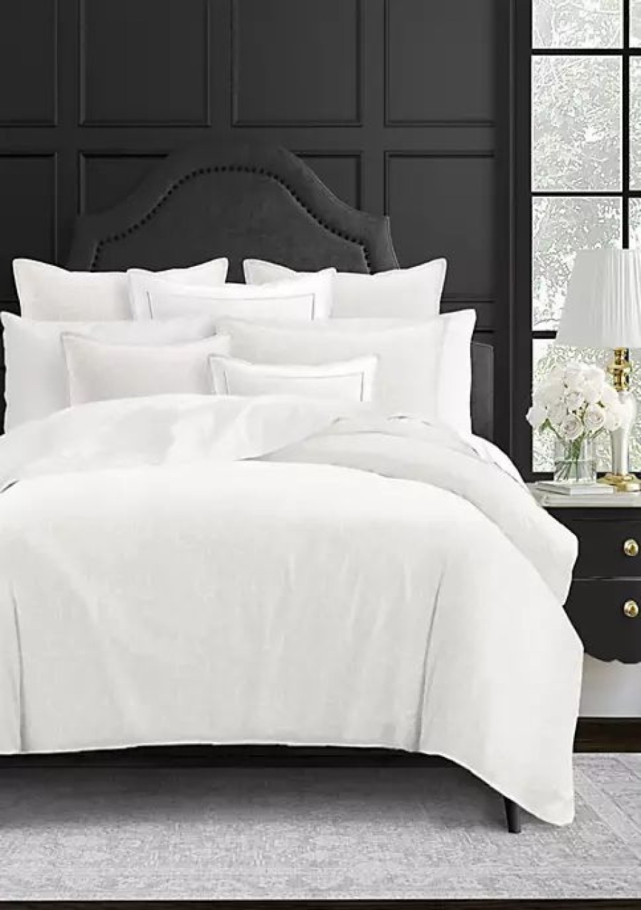 Bed & Bath * | 6Ix Tailors Fine Linens Marlene Full/Double Coverlet & 2 Shams Set Alabaster