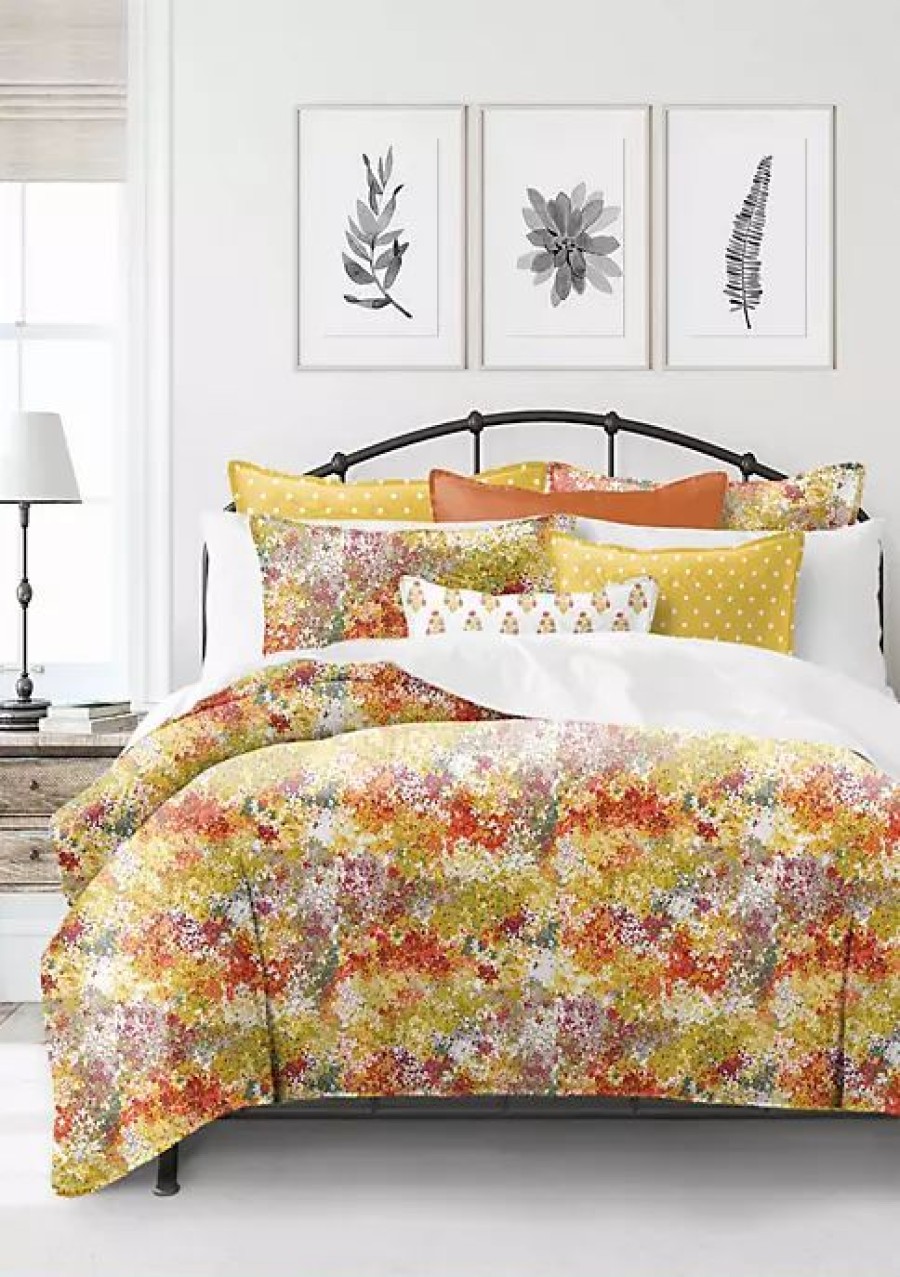 Bed & Bath * | 6Ix Tailors Fine Linens Lantana Queen Coverlet & 2 Shams Set Orange