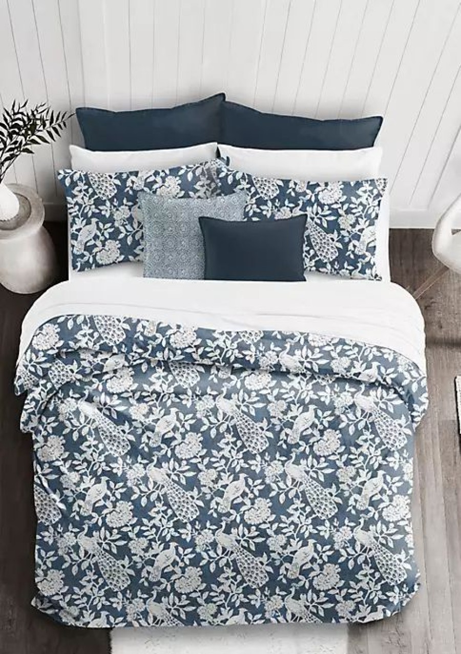 Bed & Bath * | 6Ix Tailors Fine Linens Lark King Comforter & 2 Shams Set Navy