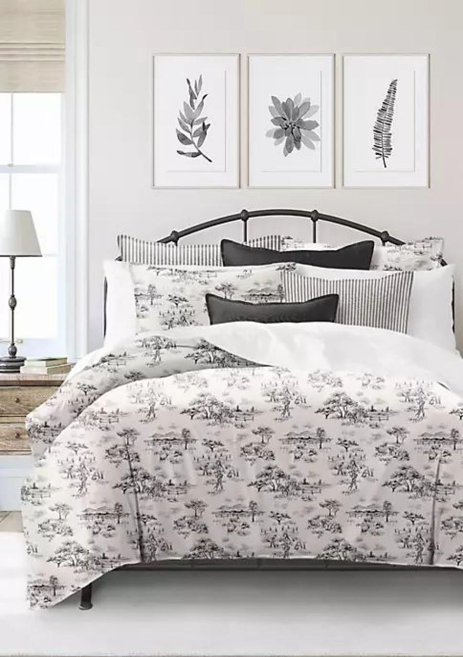 Bed & Bath * | 6Ix Tailors Fine Linens Auclair California King Comforter & 2 Shams Set Gray