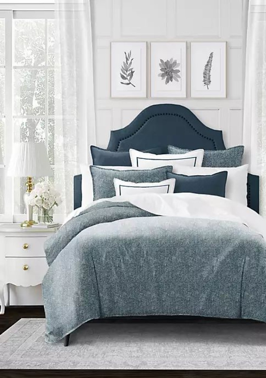 Furniture * | 6Ix Tailors Fine Linens Rivington California King Comforter & 2 Shams Set Marine