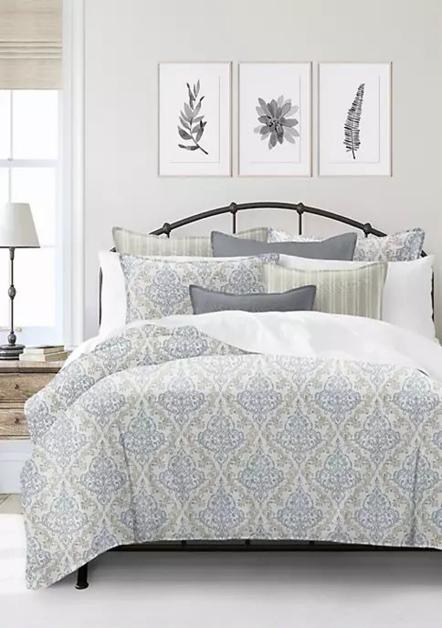 Bed & Bath * | 6Ix Tailors Fine Linens Adira Super Queen Duvet Cover & 2 Shams Set Taupe