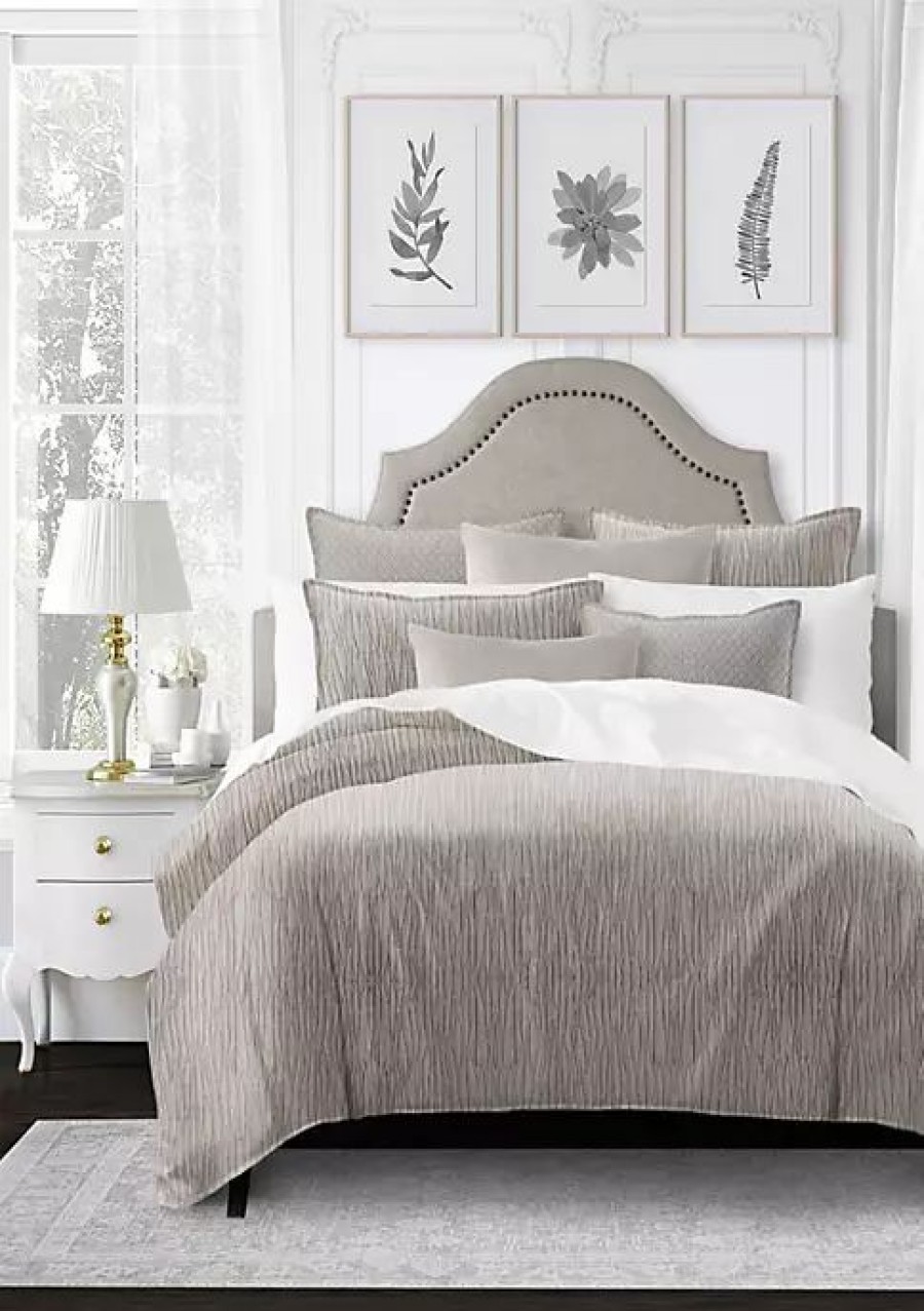 Bed & Bath * | 6Ix Tailors Fine Linens Brea Full/Double Comforter & 2 Shams Set Mink