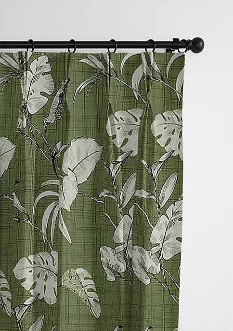 Home * | 6Ix Tailors Fine Linens Tropez Pinch Pleat Drapery Panel Pair (40 W X 96 L) Green