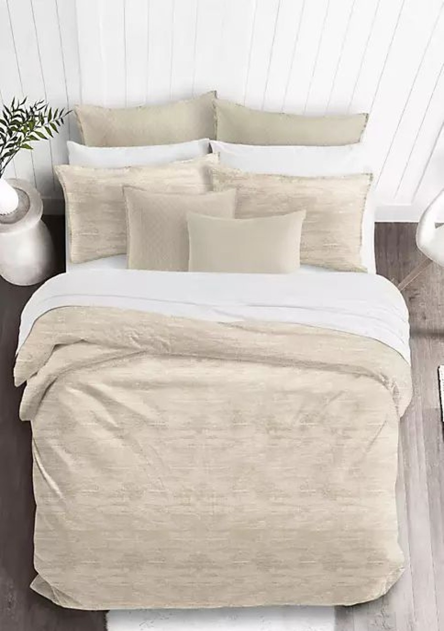 Bed & Bath * | 6Ix Tailors Fine Linens Cabrera California King Comforter & 2 Shams Set Buff