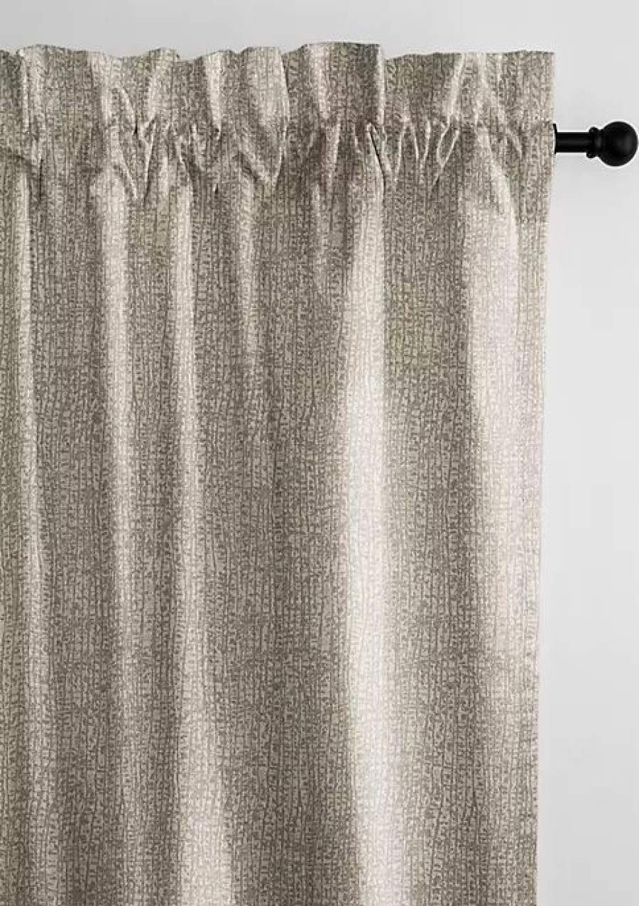 Home * | 6Ix Tailors Fine Linens Stonewall Pole Top Drapery Panel Pair (50 W X 84 L) Wheat