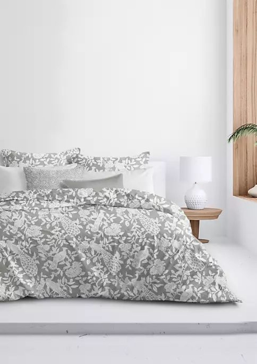 Bed & Bath * | 6Ix Tailors Fine Linens Lark California King Duvet Cover & 2 Shams Set Taupe