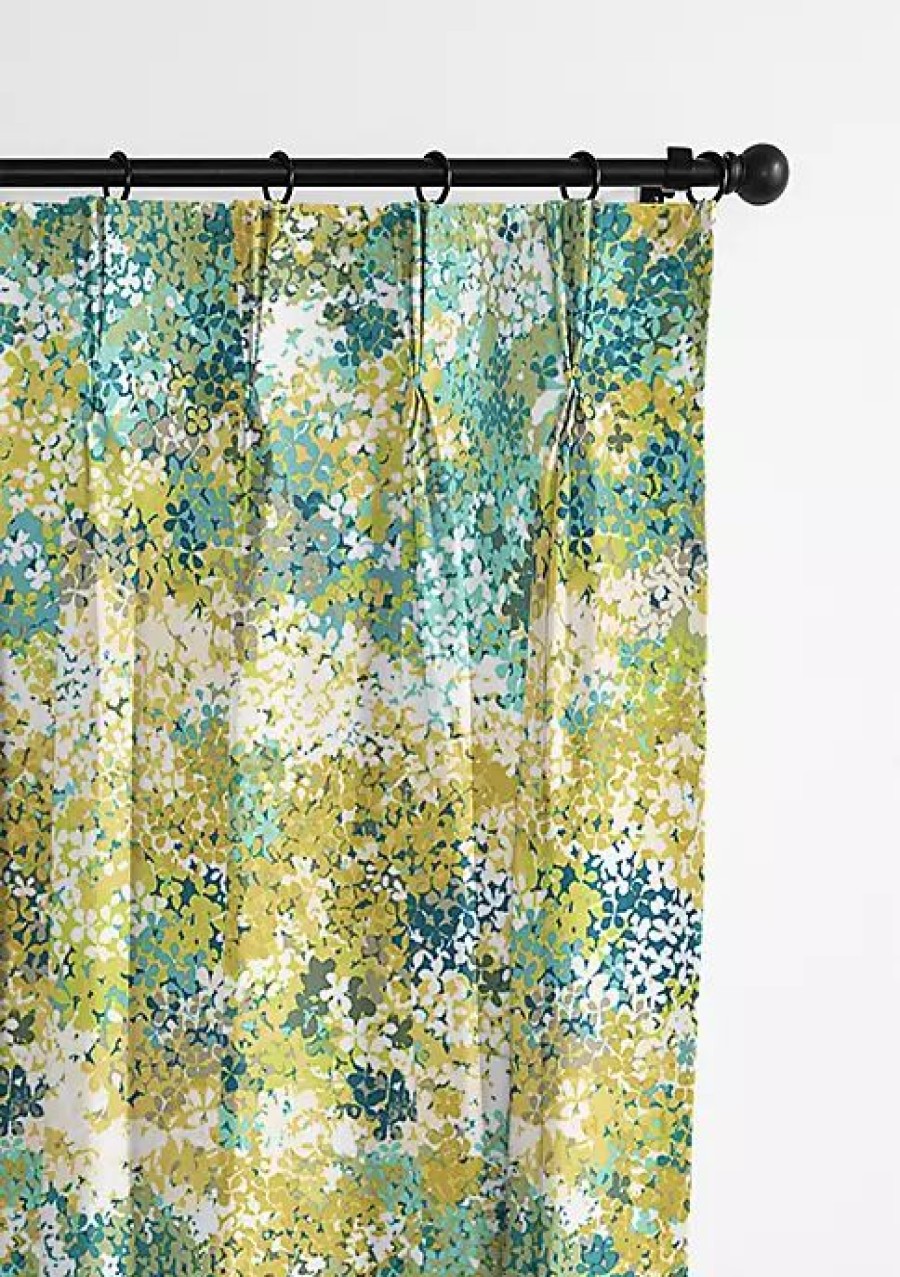 Home * | 6Ix Tailors Fine Linens Lantana Pinch Pleat Drapery Panel Pair (40 W X 84 L) Blue