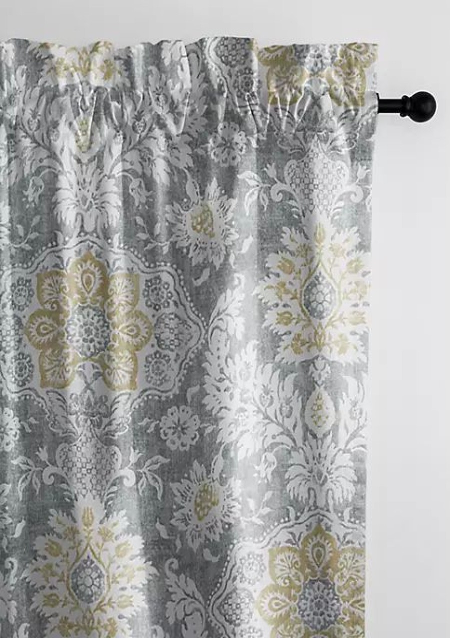 Home * | 6Ix Tailors Fine Linens Osha Pole Top Drapery Panel Pair (50 W X 84 L) Barley/Gray