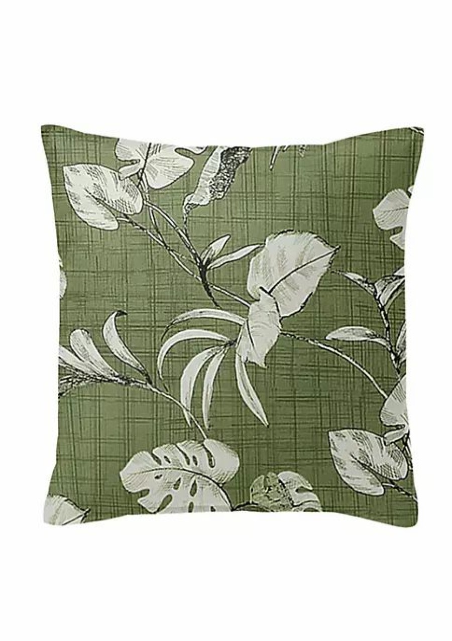 Home * | 6Ix Tailors Fine Linens Tropez 20 Sq Decor Pillow (Feather Insert) Green